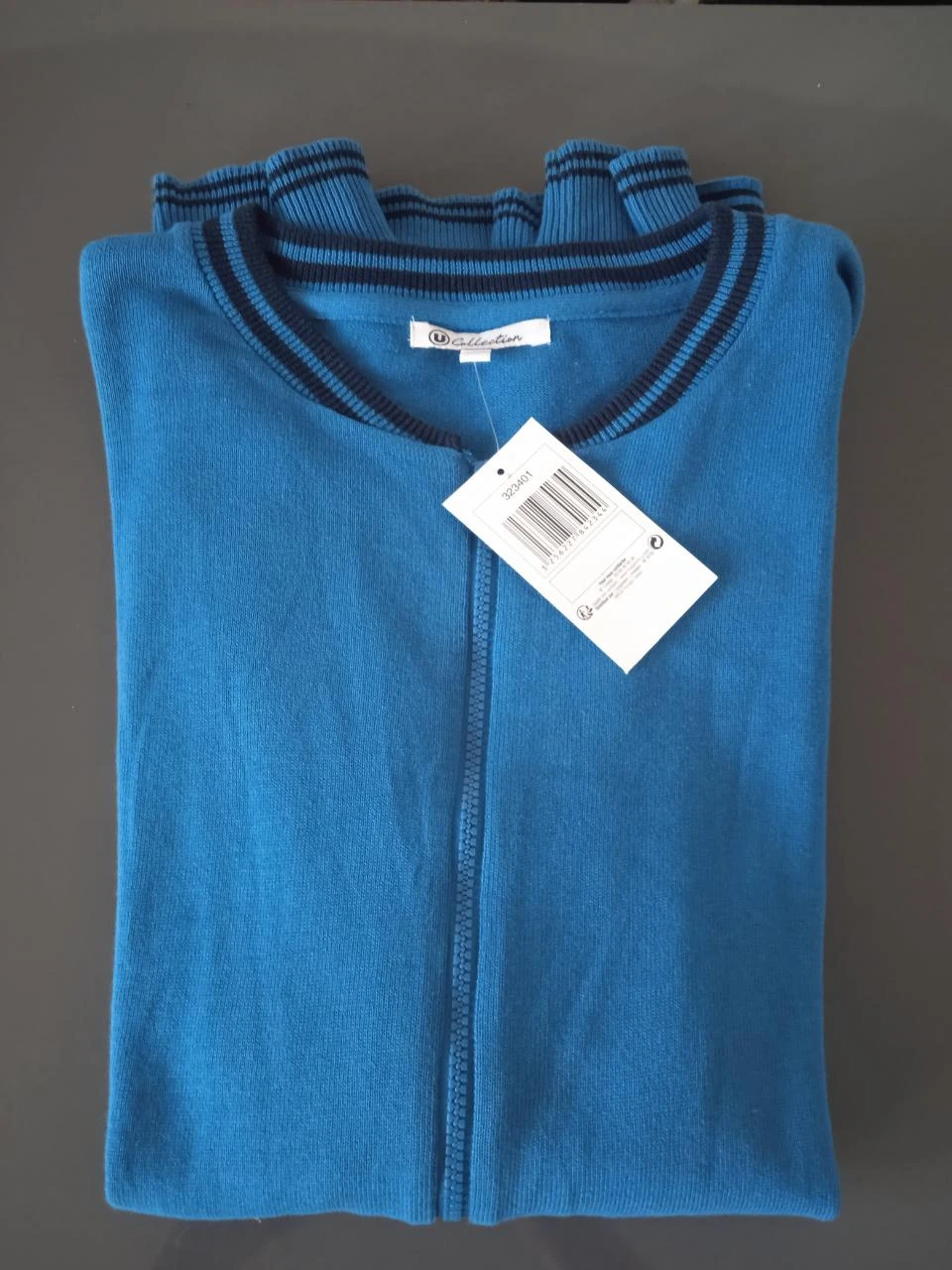 Pull, gilet cardigan hommes bleu 3XL/ XXXL neuf